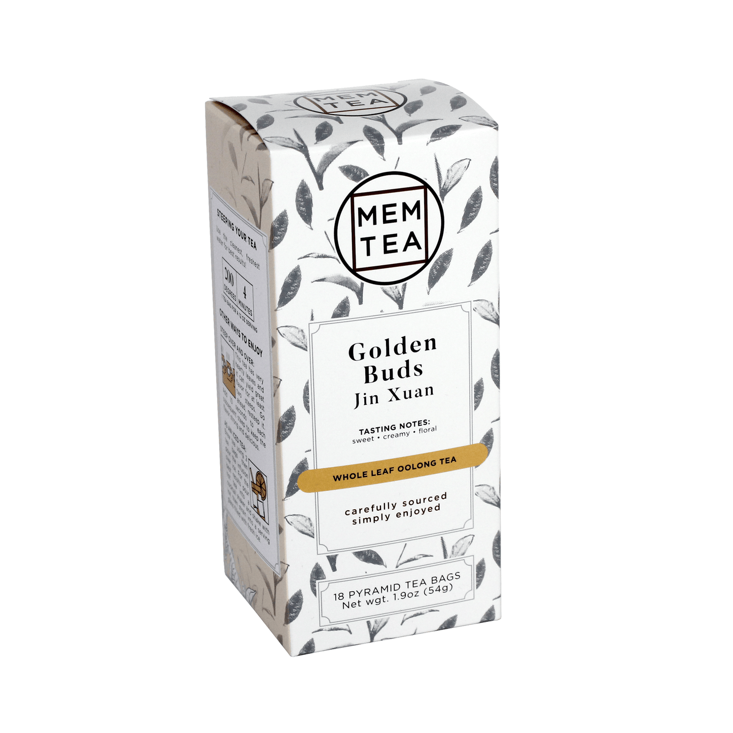 Golden Buds: Jin Xuan - Pyramid Tea Bags