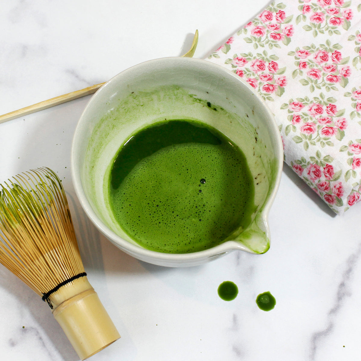 Cream Matcha Set w/ Spout
