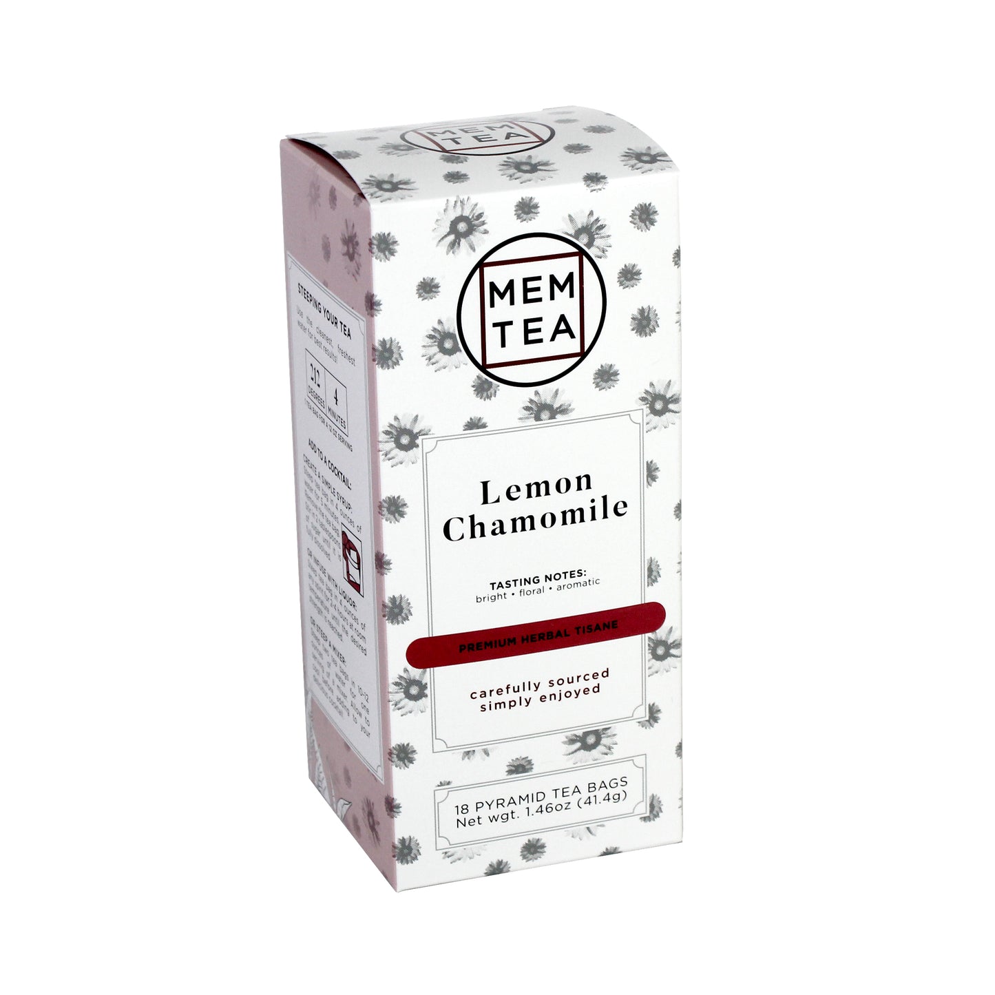 Lemon Chamomile - Pyramid Teabag Box 18ct - front