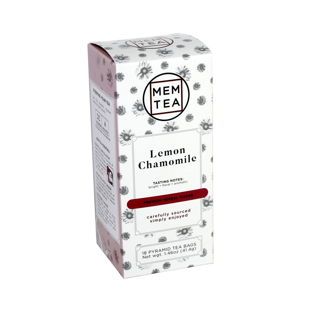 Lemon Chamomile - Pyramid Teabag Box 18ct - front